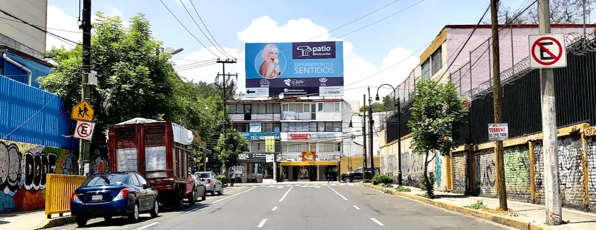 Espectacular en azotea visto desde avenida
