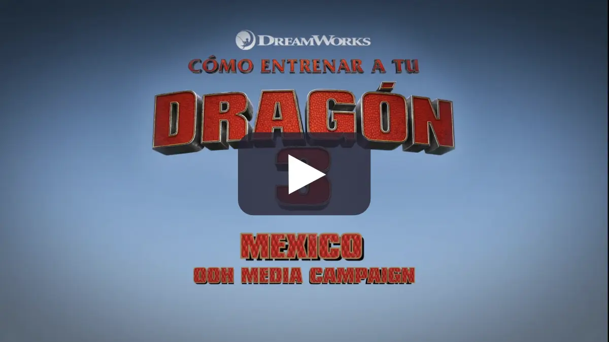 portada video CÓMO ENTRENAR A TU DRAGÓN 3 | OOH CAMPAIGN