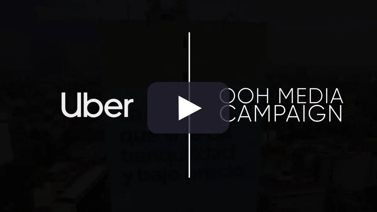 portada video UBER | OOH CAMPAIGN